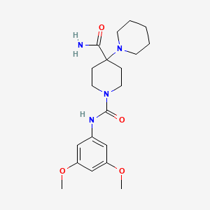 N~1~'-(3,5-dimethoxyphenyl)-1,4'-bipiperidine-1',4'-dicarboxamide