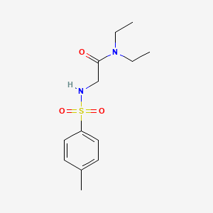 N~1~,N~1~-diethyl-N~2~-[(4-methylphenyl)sulfonyl]glycinamide