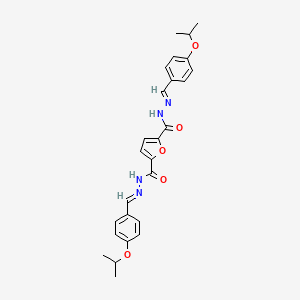 N'~2~,N'~5~-bis(4-isopropoxybenzylidene)-2,5-furandicarbohydrazide