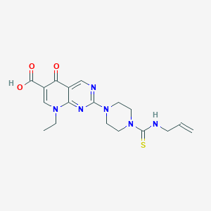 2-{4-[(allylamino)carbonothioyl]-1-piperazinyl}-8-ethyl-5-oxo-5,8-dihydropyrido[2,3-d]pyrimidine-6-carboxylic acid