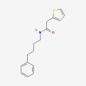 N-(4-phenylbutyl)-2-(2-thienyl)acetamide