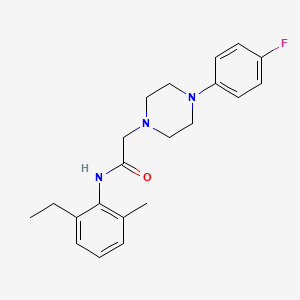 N-(2-ethyl-6-methylphenyl)-2-[4-(4-fluorophenyl)piperazin-1-yl]acetamide