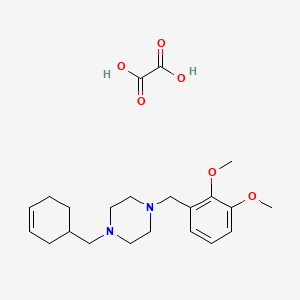 1-(3-cyclohexen-1-ylmethyl)-4-(2,3-dimethoxybenzyl)piperazine oxalate