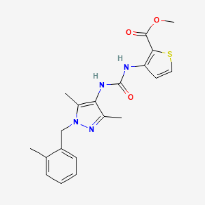 methyl 3-[({[3,5-dimethyl-1-(2-methylbenzyl)-1H-pyrazol-4-yl]amino}carbonyl)amino]-2-thiophenecarboxylate