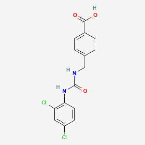 4-[({[(2,4-dichlorophenyl)amino]carbonyl}amino)methyl]benzoic acid