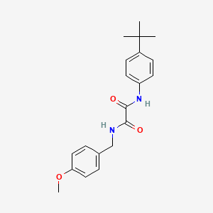 molecular formula C20H24N2O3 B4685668 N-(4-tert-butylphenyl)-N'-(4-methoxybenzyl)ethanediamide 