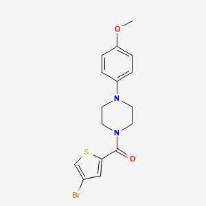 1-[(4-bromo-2-thienyl)carbonyl]-4-(4-methoxyphenyl)piperazine