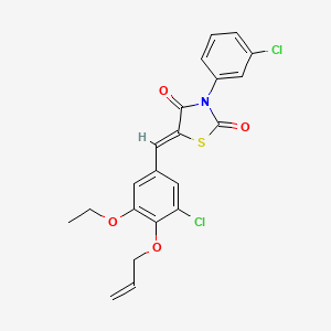 5-[4-(allyloxy)-3-chloro-5-ethoxybenzylidene]-3-(3-chlorophenyl)-1,3-thiazolidine-2,4-dione