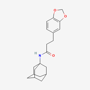 N-1-adamantyl-3-(1,3-benzodioxol-5-yl)propanamide