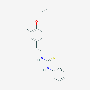 N-[2-(3-methyl-4-propoxyphenyl)ethyl]-N'-phenylthiourea