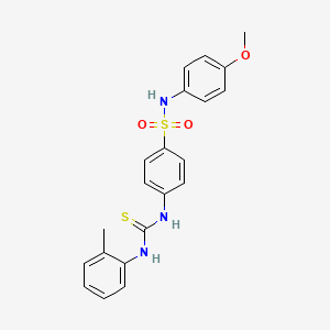 N-(4-methoxyphenyl)-4-({[(2-methylphenyl)amino]carbonothioyl}amino)benzenesulfonamide