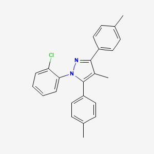 1-(2-chlorophenyl)-4-methyl-3,5-bis(4-methylphenyl)-1H-pyrazole