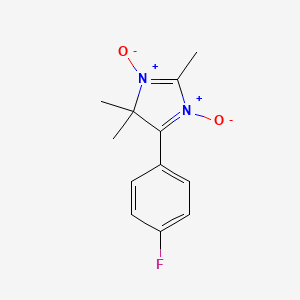 5-(4-FLUOROPHENYL)-2,4,4-TRIMETHYL-4H-IMIDAZOLE-1,3-DIIUM-1,3-BIS(OLATE)