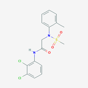 N~1~-(2,3-dichlorophenyl)-N~2~-(2-methylphenyl)-N~2~-(methylsulfonyl)glycinamide