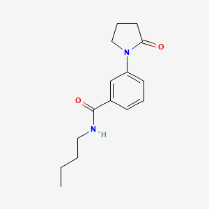 N-butyl-3-(2-oxo-1-pyrrolidinyl)benzamide