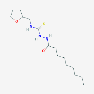 2-nonanoyl-N-(tetrahydrofuran-2-ylmethyl)hydrazinecarbothioamide