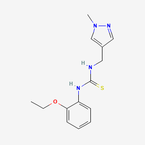 N-(2-ethoxyphenyl)-N'-[(1-methyl-1H-pyrazol-4-yl)methyl]thiourea