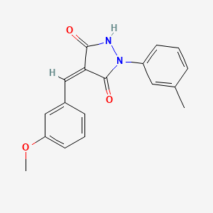 4-(3-methoxybenzylidene)-1-(3-methylphenyl)-3,5-pyrazolidinedione