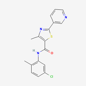 N-(5-chloro-2-methylphenyl)-4-methyl-2-(pyridin-3-yl)-1,3-thiazole-5-carboxamide