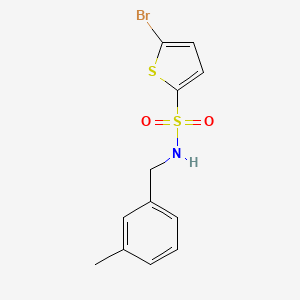 5-bromo-N-(3-methylbenzyl)thiophene-2-sulfonamide