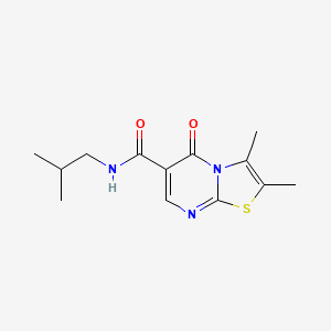 N-isobutyl-2,3-dimethyl-5-oxo-5H-[1,3]thiazolo[3,2-a]pyrimidine-6-carboxamide