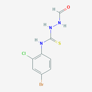 N-(4-bromo-2-chlorophenyl)-2-formylhydrazinecarbothioamide