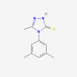 molecular formula C11H13N3S B4687094 4-(3,5-dimethylphenyl)-5-methyl-4H-1,2,4-triazole-3-thiol 