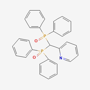 molecular formula C30H25NO2P2 B4687117 2-[bis(diphenylphosphoryl)methyl]pyridine 