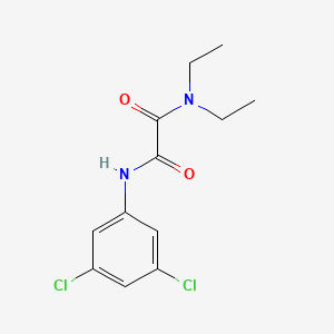 molecular formula C12H14Cl2N2O2 B4687118 N'-(3,5-dichlorophenyl)-N,N-diethylethanediamide 