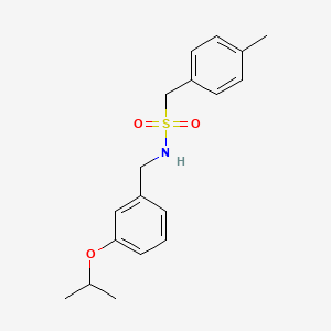 1-(4-METHYLPHENYL)-N-{[3-(PROPAN-2-YLOXY)PHENYL]METHYL}METHANESULFONAMIDE