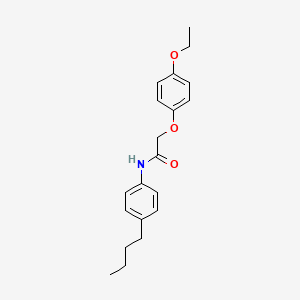 molecular formula C20H25NO3 B4687227 N-(4-butylphenyl)-2-(4-ethoxyphenoxy)acetamide 