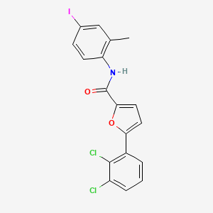 5-(2,3-dichlorophenyl)-N-(4-iodo-2-methylphenyl)furan-2-carboxamide