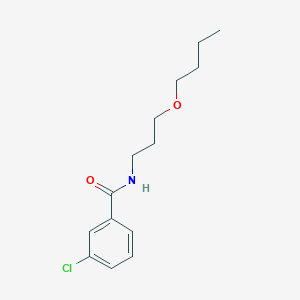 N-(3-butoxypropyl)-3-chlorobenzamide