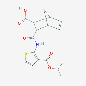 3-({[3-(isopropoxycarbonyl)-2-thienyl]amino}carbonyl)bicyclo[2.2.1]hept-5-ene-2-carboxylic acid