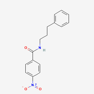 molecular formula C16H16N2O3 B4687511 4-nitro-N-(3-phenylpropyl)benzamide 