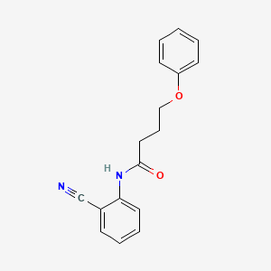 N-(2-cyanophenyl)-4-phenoxybutanamide