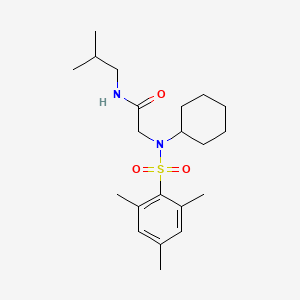 N~2~-cyclohexyl-N~1~-isobutyl-N~2~-(mesitylsulfonyl)glycinamide