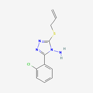 3-(allylthio)-5-(2-chlorophenyl)-4H-1,2,4-triazol-4-amine