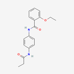 2-ethoxy-N-[4-(propionylamino)phenyl]benzamide