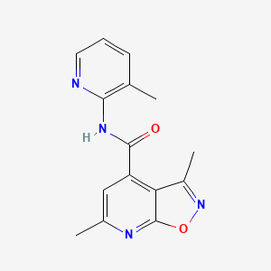 3,6-dimethyl-N-(3-methyl-2-pyridinyl)isoxazolo[5,4-b]pyridine-4-carboxamide