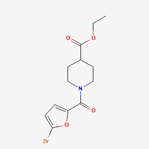 ethyl 1-(5-bromo-2-furoyl)-4-piperidinecarboxylate