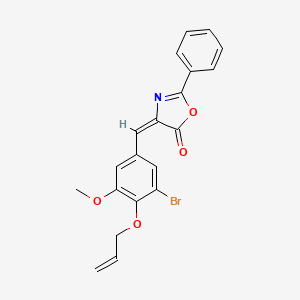 4-[4-(allyloxy)-3-bromo-5-methoxybenzylidene]-2-phenyl-1,3-oxazol-5(4H)-one