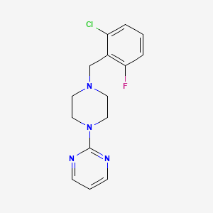 2-[4-(2-chloro-6-fluorobenzyl)-1-piperazinyl]pyrimidine