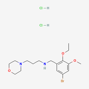 N-(5-bromo-2-ethoxy-3-methoxybenzyl)-3-morpholin-4-ylpropan-1-amine dihydrochloride