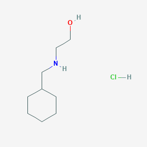 molecular formula C9H20ClNO B4687817 2-[(cyclohexylmethyl)amino]ethanol hydrochloride 