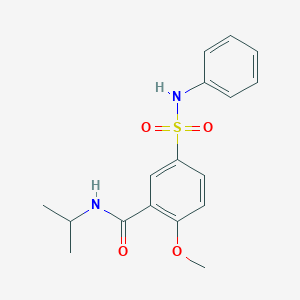 5-(anilinosulfonyl)-N-isopropyl-2-methoxybenzamide