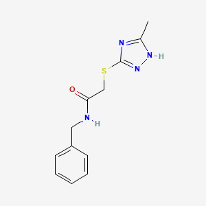 N-benzyl-2-[(5-methyl-4H-1,2,4-triazol-3-yl)thio]acetamide