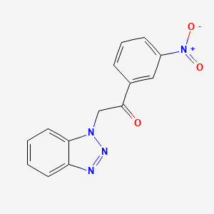 2-(1H-1,2,3-benzotriazol-1-yl)-1-(3-nitrophenyl)ethanone