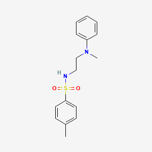 molecular formula C16H20N2O2S B4688127 4-methyl-N-{2-[methyl(phenyl)amino]ethyl}benzenesulfonamide 