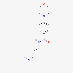 N-[3-(dimethylamino)propyl]-4-(4-morpholinyl)benzamide